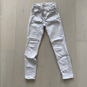 J.Crew high rise white jeans in great condition
